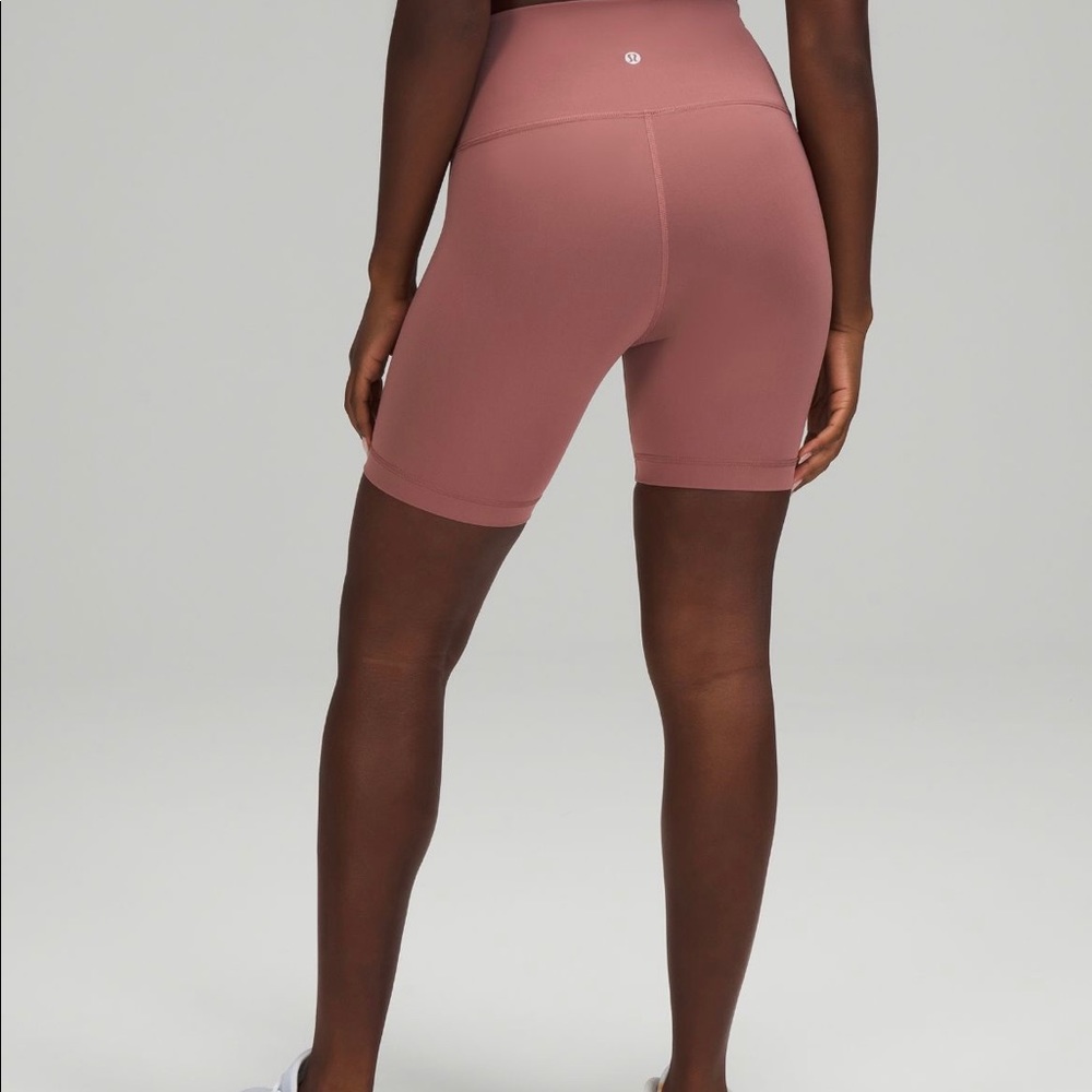 Lululemon Wunder Train 8’ Biker Shorts in Spiced Chai